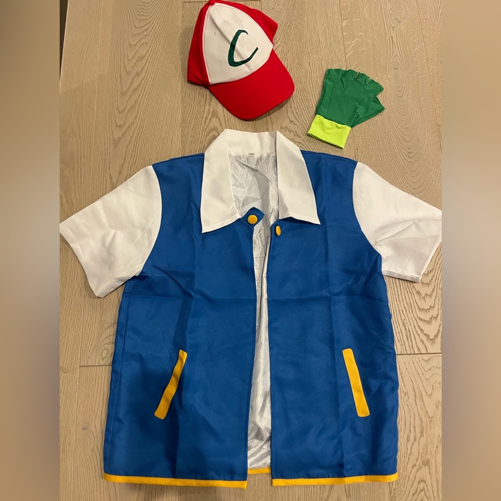 Adult Ash Ketchum Pokémon Costume